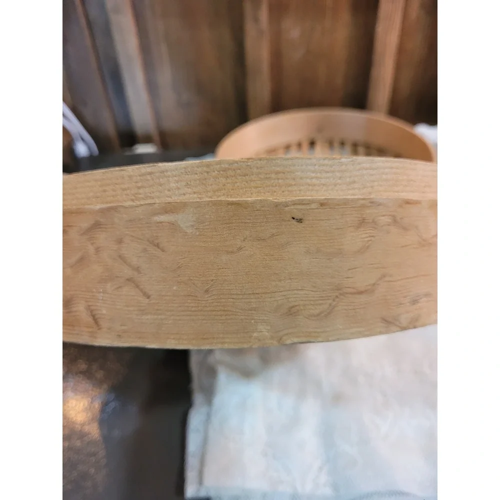 Three Tier Woven Bamboo  Steamer Bread Basket